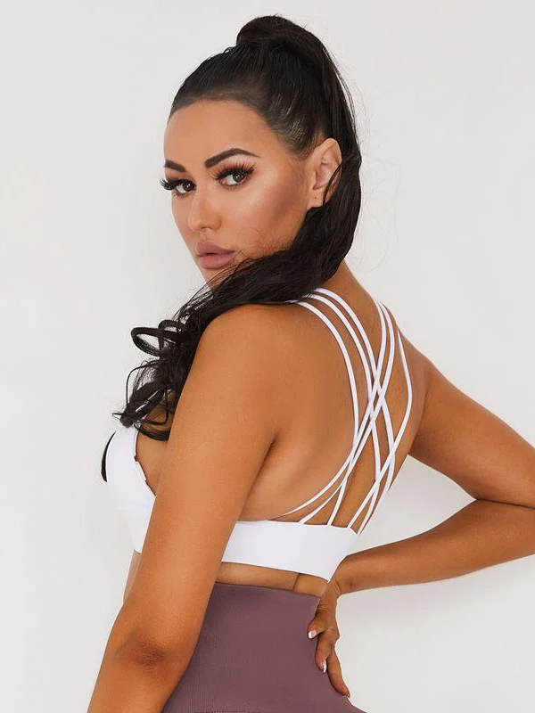 BUYCO Female Cross Back Sports Corset Bras