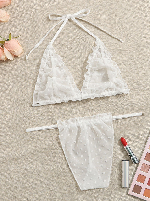 BUYCO Female Dots Lace Lingerie
