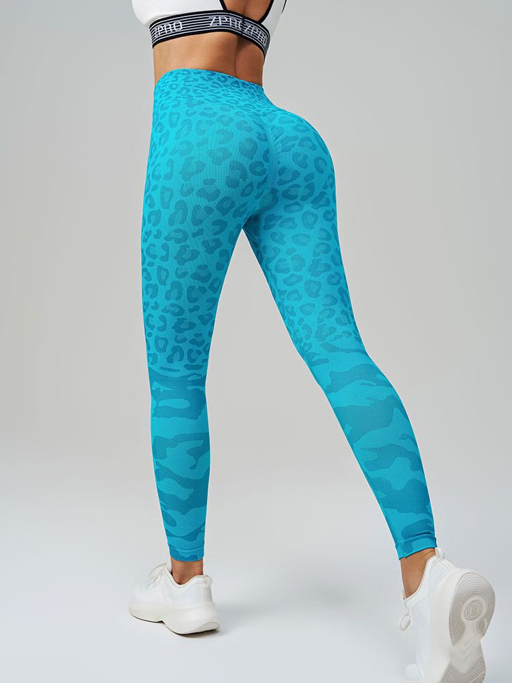 BUYCO Female Leopard Print Elastic Tight Push Up Design Leggings