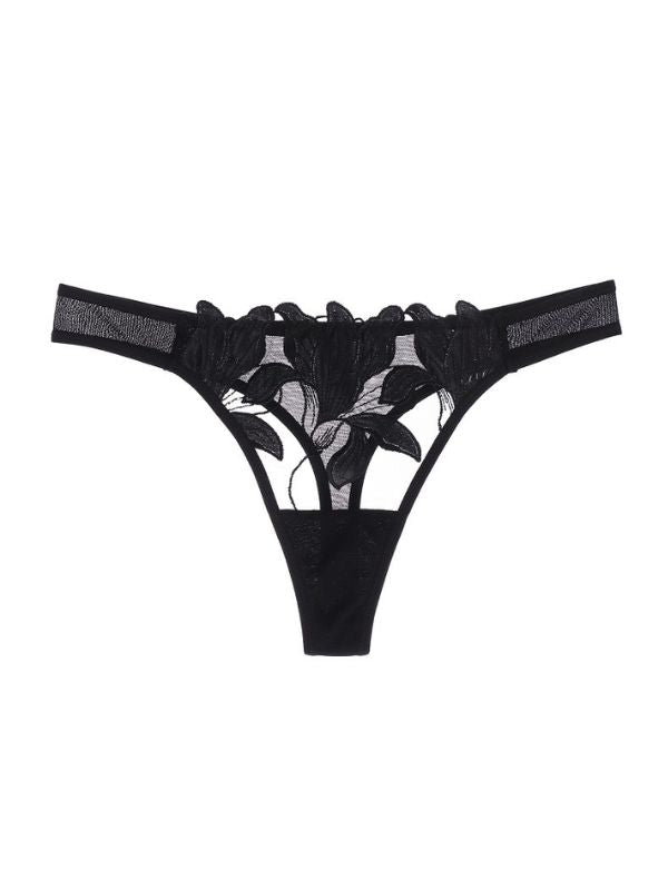 BUYCO Female Lily Embroidered Mesh Panties