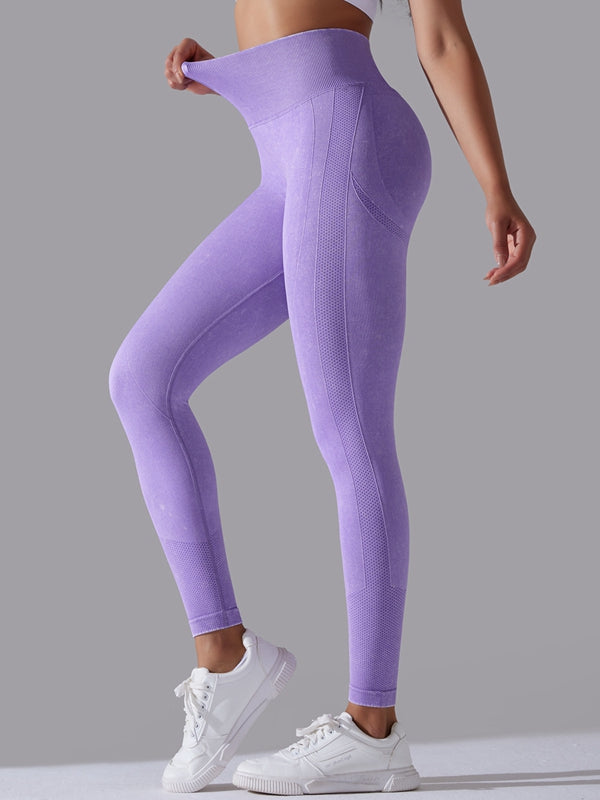 BUYCO Female Denim Ruched Back High-rise Leggings