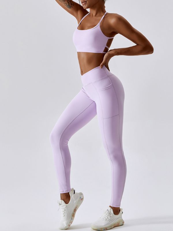 BUYCO Female Halter Beautify Back Sports Bras