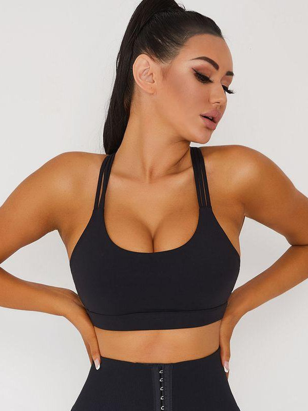 BUYCO Female Cross Back Corset Short Tracksuit
