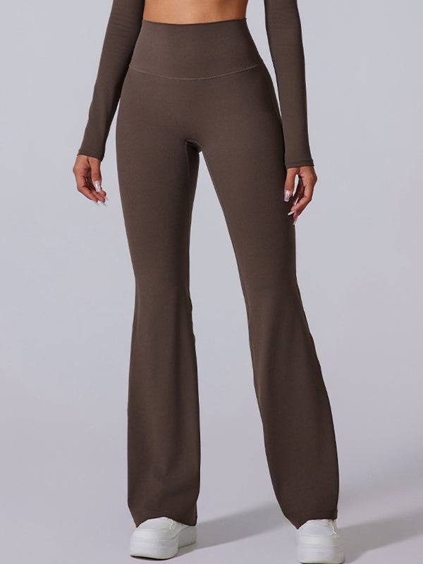 BUYCO Female Flare High-rise Hip-lift Yoga Leggings