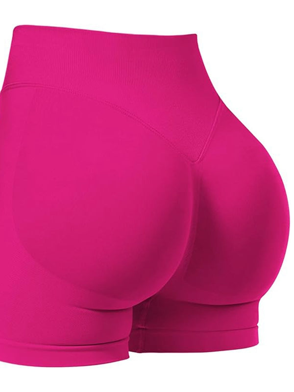 BUYCO Female Ruched Back Spandex Gym Fit Shorts