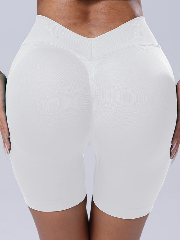 BUYCO Female Deep V Back Ruched Back Shorts