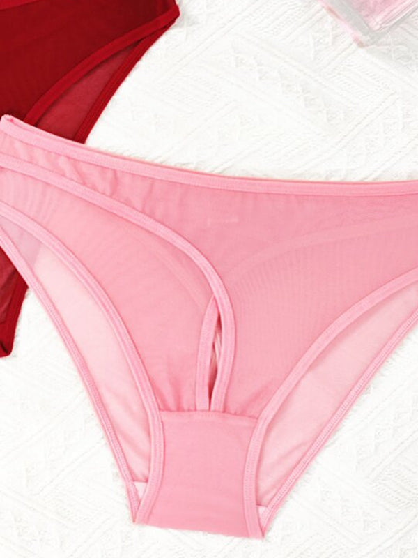 BUYCO Femal Fitted Hollow Out Mesh Panties