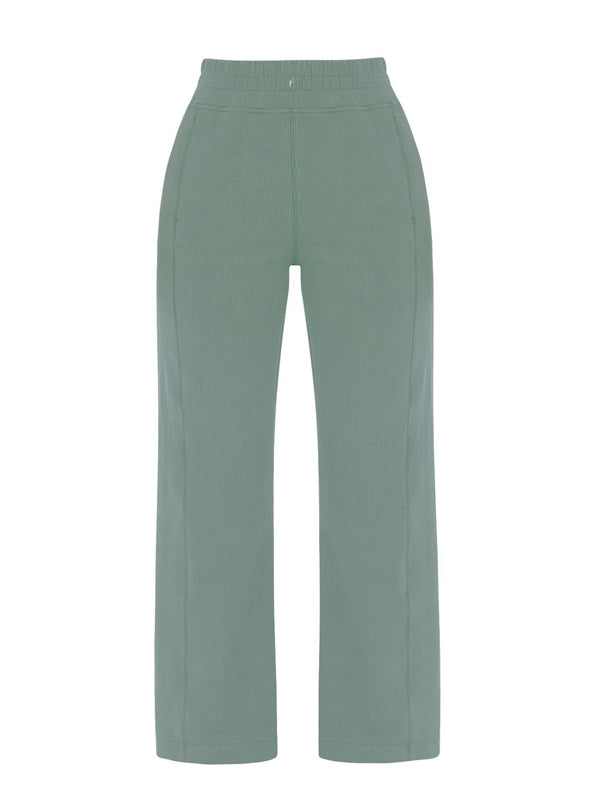 BUYCO Female Ribbed Pocket Casual Pants
