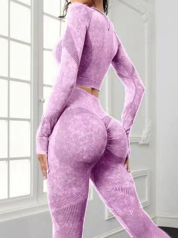BUYCO Female Denim Ruched Back Thumbhole Tracksuit