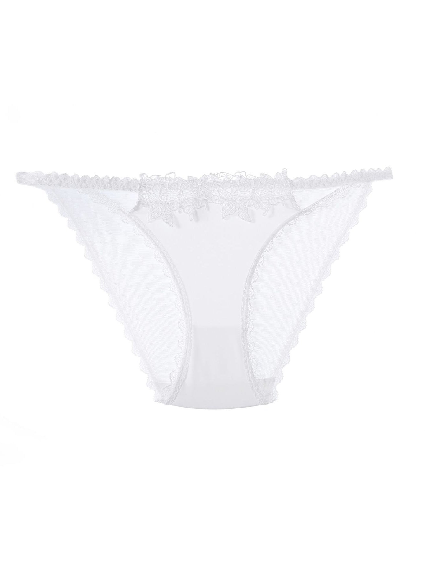 BUYCO Female Hollow Out Mesh Dots Panties