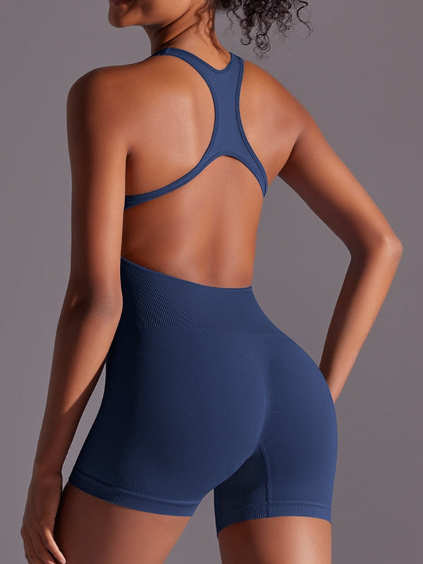 BUYCO Female Hollow Out Sweat-absorbent Breathable Romper