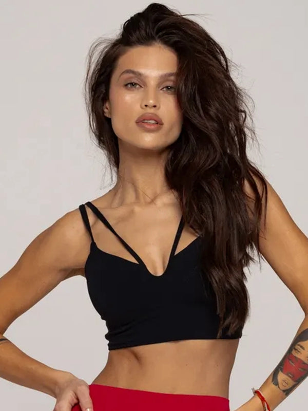 BUYCO Female V Collar Sports Bras