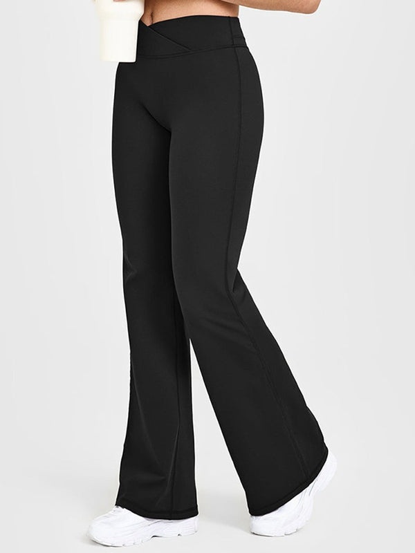 BUYCO Female V Shape Waist Flare Leggings