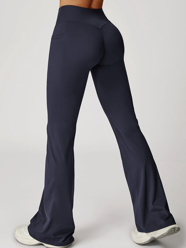 BUYCO Female V shape-waist Flare Leggings