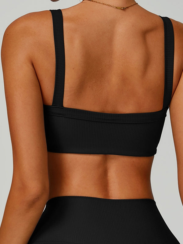 BUYCO Female Ribbed High-rise Leggings