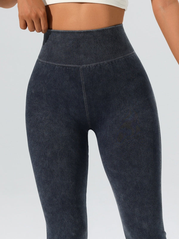 BUYCO Female Tie Dye High-rise Flare Leggings