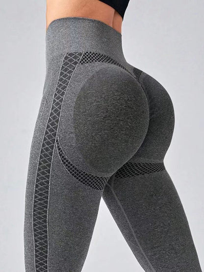 BUYCO Female Push-up Ruched Back Seamless Leggings