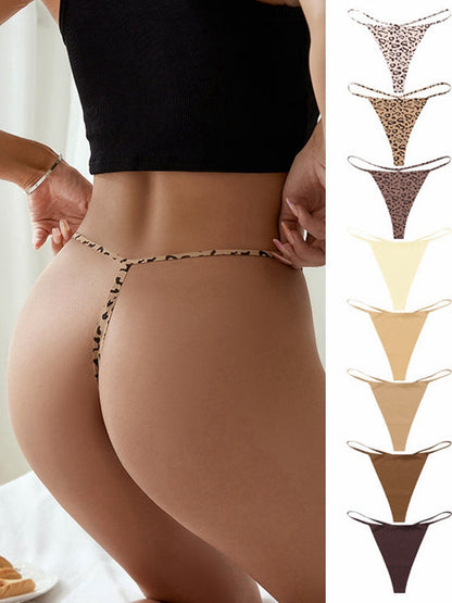 BUYCO  Female T-back Leopard Print Panties