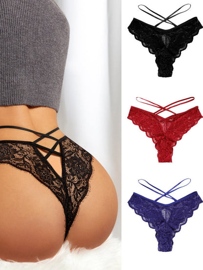 BUYCO Female Hollow Out Lace Panties