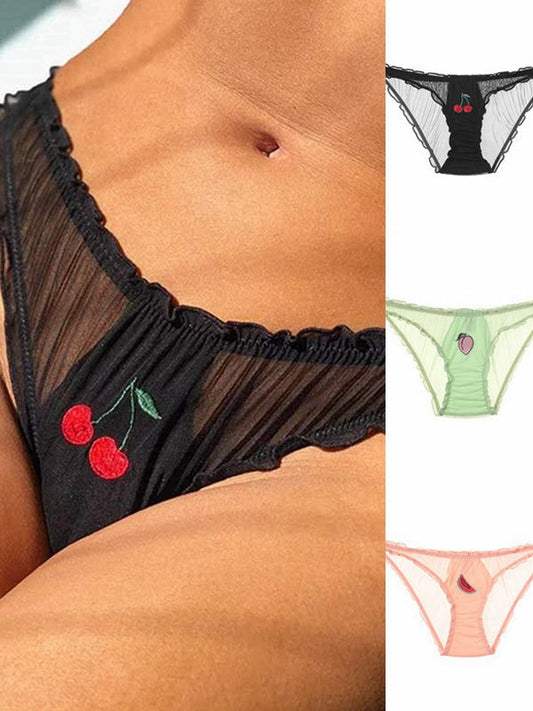 BUYCO  Female Print Mesh Panties