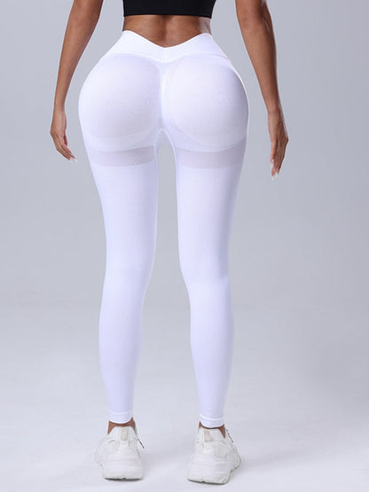 BUYCO Female Fitted Deep V Back Ruched Back Leggings