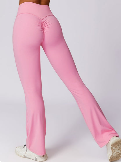 BUYCO Female Flare Ruched Back Pants