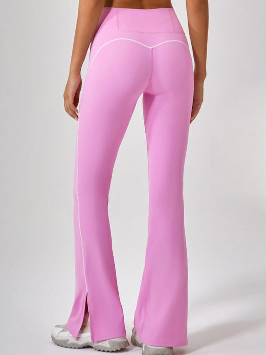 BUYCO Female Flare High-waisted Split Pants