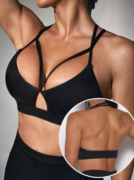 BUYCO Female Unique Hollow Out Sports Bras