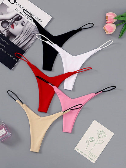 BUYCO Female Solid Color T-back Panties