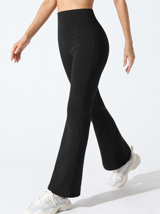 BUYCO Female Flare Fleece High-waisted Leggings