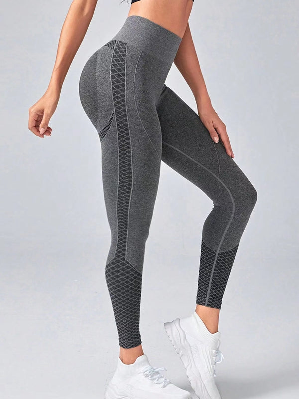 BUYCO Female Push-up Ruched Back Seamless Leggings