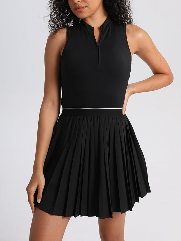 BUYCO Female Zipper Mesh Short Dress