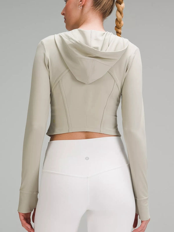 BUYCO Female Zipper Corset Hooded Jacket