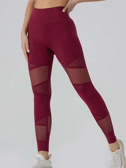 BUYCO Female Fishnet Ruched Back Leggings