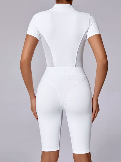 BUYCO Female Push-Up Mesh Romper
