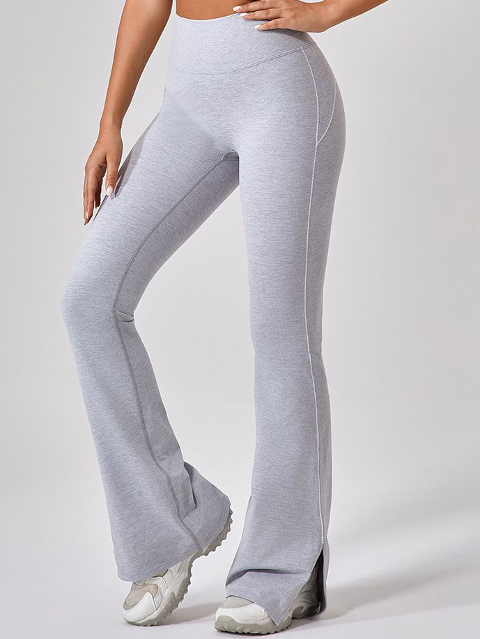 BUYCO Female Flare High-waisted Split Pants