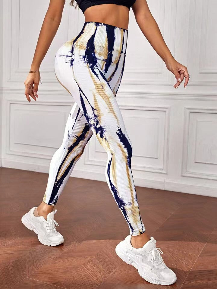 BUYCO Female Modern Tie-dye Quick Dry Leggings