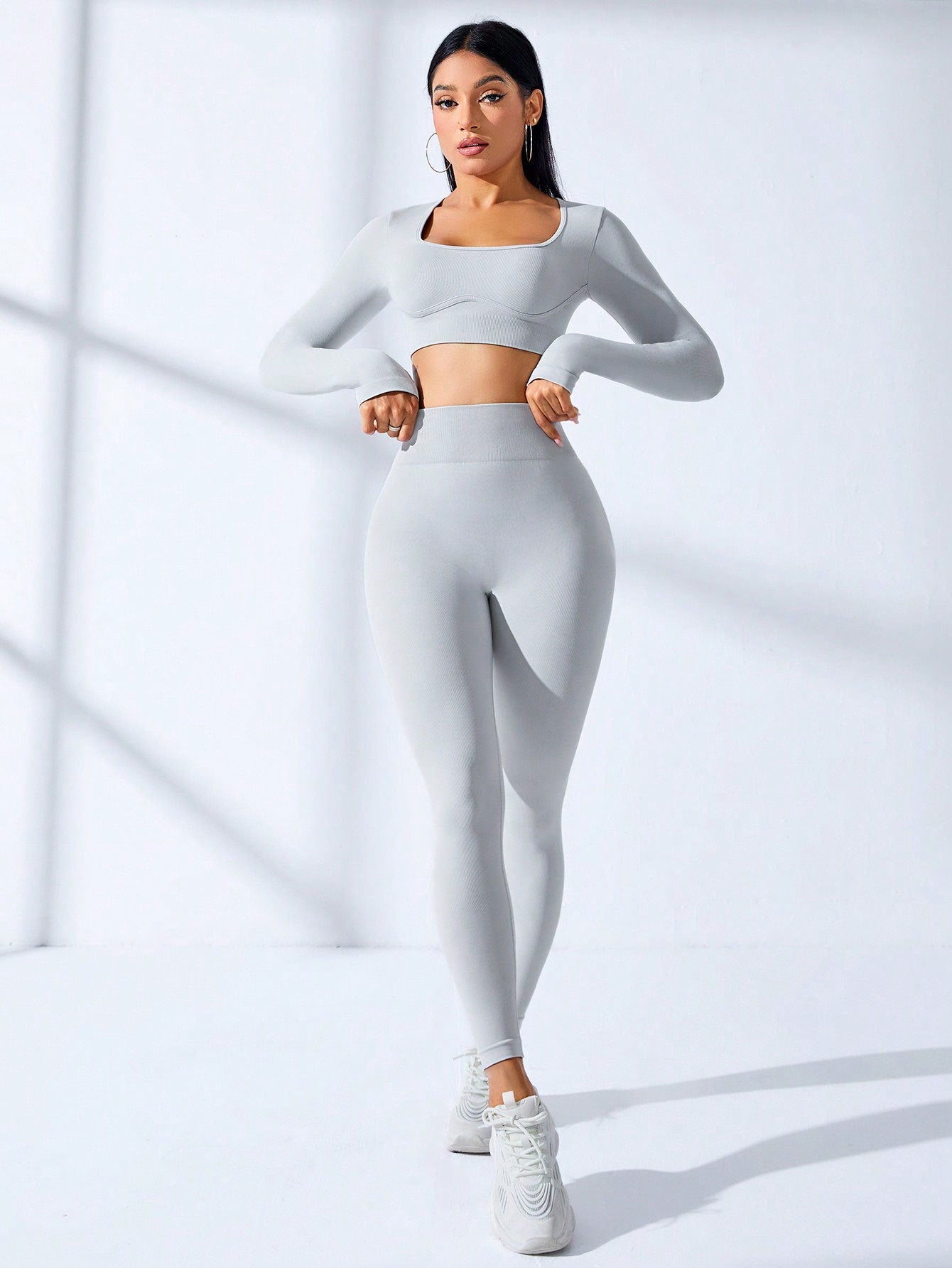 BUYCO Female Ruched Back Seamless Tracksuit