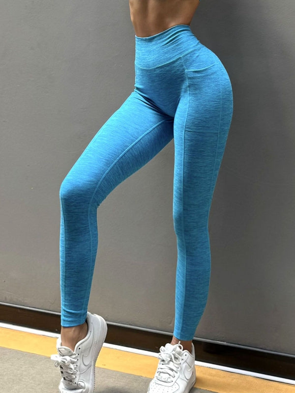 BUYCO Female Deep V Back Pocket Leggings