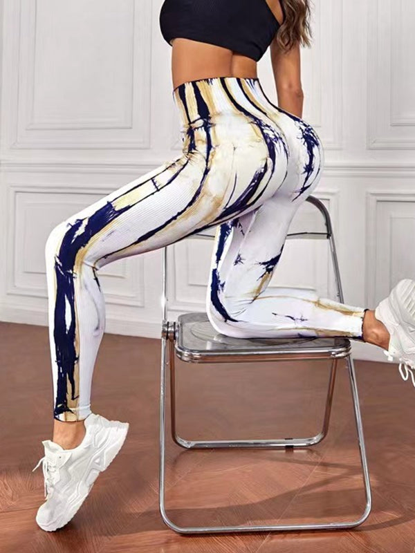 BUYCO Female Modern Tie-dye Quick Dry Leggings