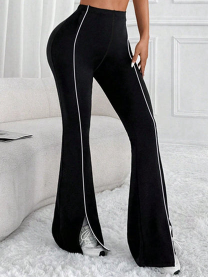 BUYCO Female Flare Quick Dry Elastic Tight Leggings
