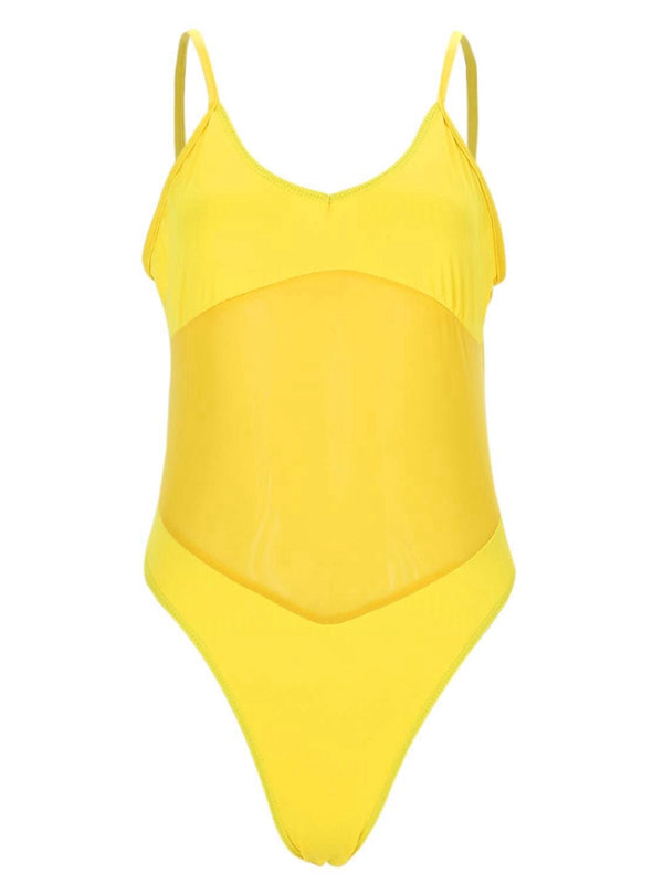 BUYCO Female Fitted Sheer Mesh One Piece