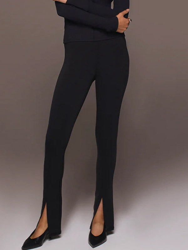 BUYCO Female Split Flare High-rise Leggings