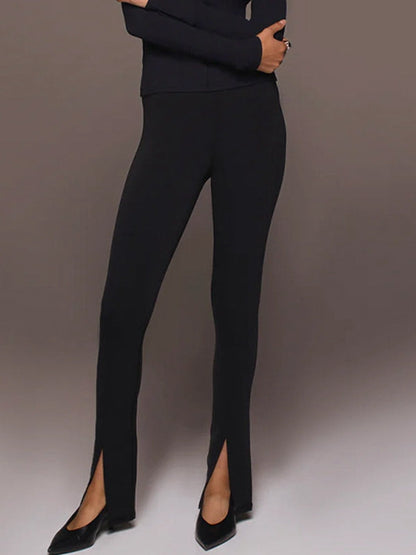 BUYCO Female Split Flare High-rise Leggings