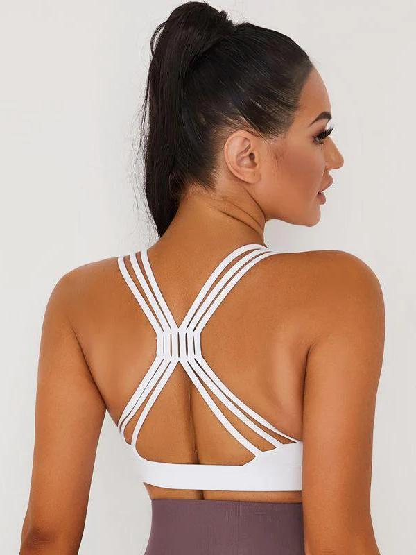 BUYCO Female Cross Back Sports Corset Bras