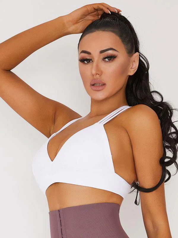 BUYCO Female Cross Back Sports Corset Bras
