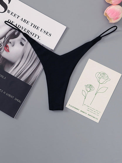 BUYCO Female Solid Color T-back Panties