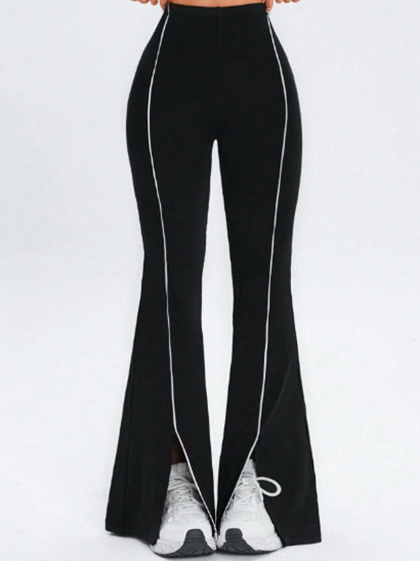 BUYCO Female Flare Quick Dry Elastic Tight Leggings