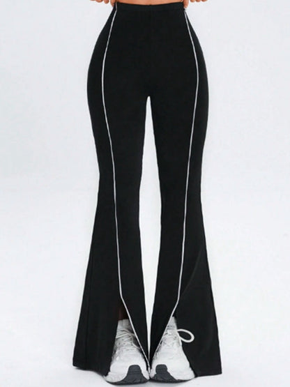 BUYCO Female Flare Quick Dry Elastic Tight Leggings