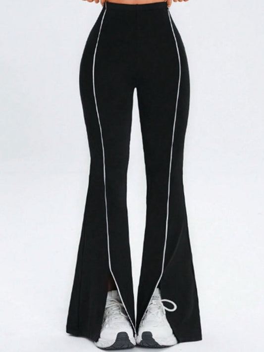 BUYCO Female Flare Quick Dry Elastic Tight Leggings